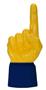UltimateHand Foam Finger Yellow Hand/Jersey Combo