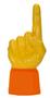 UltimateHand Foam Finger Yellow Hand/Jersey Combo