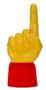 UltimateHand Foam Finger Yellow Hand/Jersey Combo