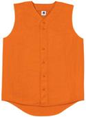 Pro Mesh Sleeveless Button-Front Baseball Jerseys