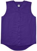Pro Mesh Sleeveless Button-Front Baseball Jerseys