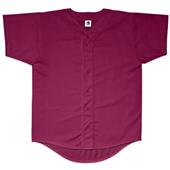 100% Poly Pro Mesh Button-Front Baseball Jerseys