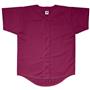  100% Poly Pro Mesh Button-Front Baseball Jerseys