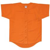 100% Poly Pro Mesh Button-Front Baseball Jerseys