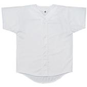 100% Poly Pro Mesh Button-Front Baseball Jerseys