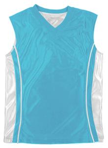 Outside: LIGHT BLUE, Inside: WHITE