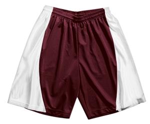 MAROON/WHITE