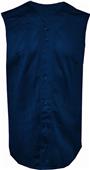 Mesh Sleeveless Button Baseball Jerseys-Closeout
