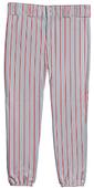 14oz Pinstripe Double Knit Baseball Pants Closeout