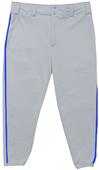 11oz Double Knit Baseball Pants W/Piping Closeout