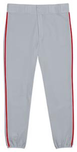 SILVER GREY/SCARLET