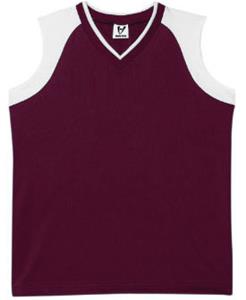 MAROON/WHITE