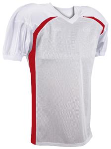 WHITE/SCARLET
