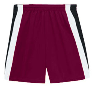 MAROON/WHITE/BLACK