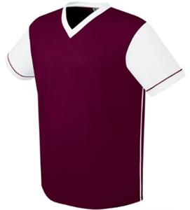 MAROON/WHITE