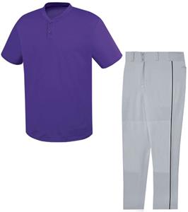INCLUDES E22973 PIPED CLASSIC DOUBLE-KNIT PANTS