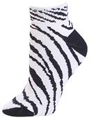 Pizzazz Cheerleaders Zebra Stripe Anklet Socks Pizzazz Cheerleaders Zebra Stripe Anklet Socks