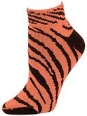 Pizzazz Cheerleaders Zebra Stripe Anklet Socks Pizzazz Cheerleaders Zebra Stripe Anklet Socks