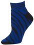 Pizzazz Cheerleaders Zebra Stripe Anklet Socks