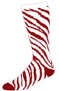 WHITE/RED ZEBRA