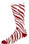 Pizzazz Cheerleaders Zebra Stripe Knee High Socks