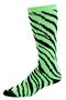 Pizzazz Cheerleaders Zebra Stripe Knee High Socks
