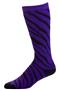 Pizzazz Cheerleaders Zebra Stripe Knee High Socks