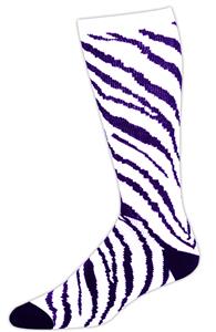 WHITE/PURPLE ZEBRA