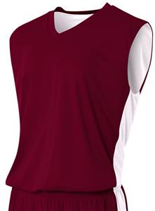 Outside: MAROON, Inside: WHITE