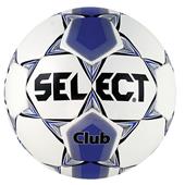 Select Club Soccer Ball - White w/Royal Blue