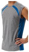 A4 Adult Color Block Performance Muscle Tee CO A4 Adult Color Block Performance Muscle Tee CO