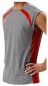 A4 Adult Color Block Performance Muscle Tee CO A4 Adult Color Block Performance Muscle Tee CO