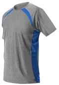 A4 Adult Color Block Performance Tee CO A4 Adult Color Block Performance Tee CO