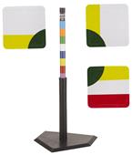 Hit-N-Run Base Set with Rainbow Batting Tee