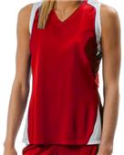A4 Women's Moisture Management Racer Back Jerseys A4 Women's Moisture Management Racer Back Jerseys