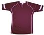 A4 Youth 2-Button Power Mesh Baseball Top