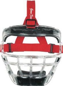 CLEAR W/SCARLET STRAP