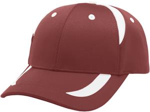 MAROON/WHITE