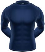 3n2 KZONE Cool Long Sleeve Shirt Tight Fit Navy