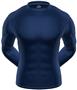 KZONE Cool Long Sleeve Shirt Tight Fit Navy