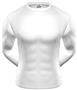KZONE Cool Long Sleeve Shirt Tight Fit White