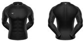 3n2 KZONE Warm Long Sleeve Shirt Tight Fit Black
