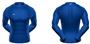 KZONE Warm Long Sleeve Shirt Tight Fit Royal