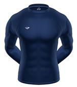 3n2 KZONE Warm Long Sleeve Shirt Tight Fit Navy