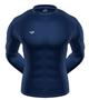 KZONE Warm Long Sleeve Shirt Tight Fit Navy