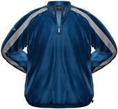 3n2 Rain Pullover Nylon Shell Jacket Navy Blue
