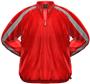 3n2 Rain Pullover Nylon Shell Jacket Red