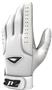 3n2 Sheepskin Leather Pro Bat Gloves White/White