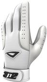 3n2 Sheepskin Leather Pro Bat Gloves White/White