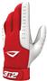 3n2 Sheepskin Leather Pro Bat Gloves Red/White